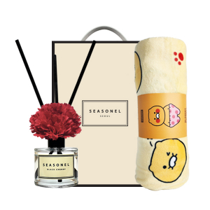 시즈넬 선물세트 디퓨저 50ml 카네이션+카카오 무릎담요