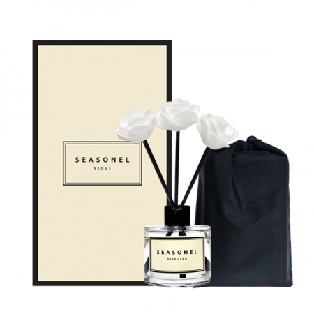 시즈넬 선물세트 디퓨저 50ml미니로즈+8단미니방석 #3