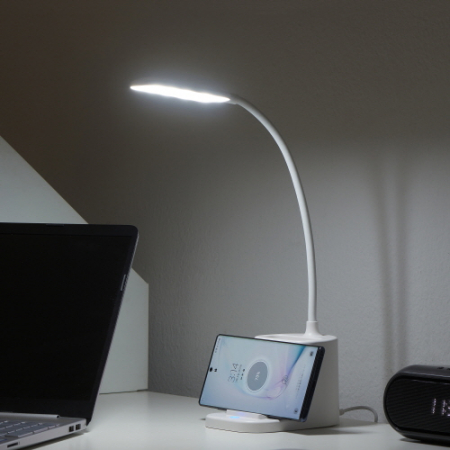 제노브 고속 무선충전 펜홀더 LED스탠드, LC410 #2