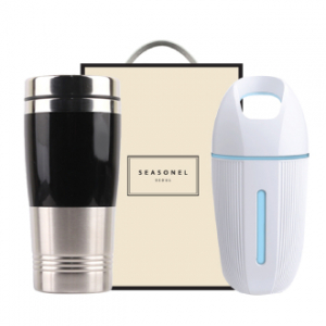 시즈넬 선물세트 럭셔리 텀블러 450ml+매직 가습기