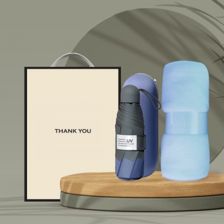 시즈넬 선물세트 5단우산+무릎담요 #2