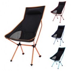 캠핑 피크닉용 헤드레스트 미니 접이식 의자