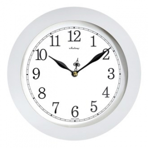 미니 화이트 벽시계 250