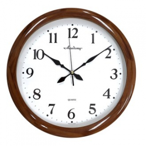 하이그로시 원형 벽시계 340