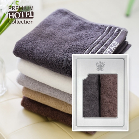 프리미엄 호텔수건 헤리티지 라인 40수 코마사 타올 170g 2P 세트 #2