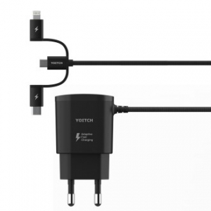 아울리 3in1 멀티 아이폰용 마이크로 5핀 C타입  고속충전기