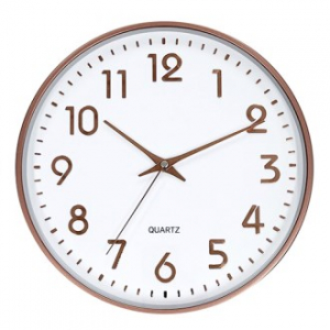 이 구오 로즈 골드 벽시계 120