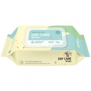 데이케어 패밀리 생분해 물티슈 72매 엠보