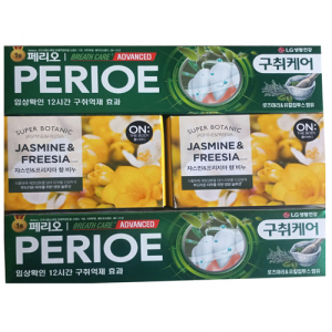 페리오 브레쓰케어 알파치약+온 더 바디 비누-4종 세트