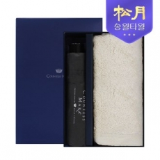 송월 40수 실프 타올 160g +CM 3단 폰지 우산 2P 콤보세트