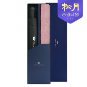 송월 40수 크라운 타올 180g +CM 3단 완전자동 63 우산 2P 콤보세트