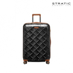 스트라틱 레더앤모어 29인치 캐리어 샴페인, 블랙
