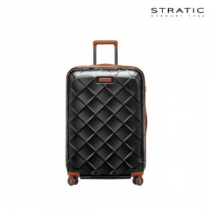 스트라틱 레더앤모어 29인치 캐리어 샴페인, 블랙