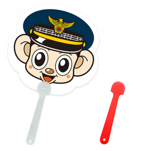 포돌이 팬시 2컬러 부채 150~190파이