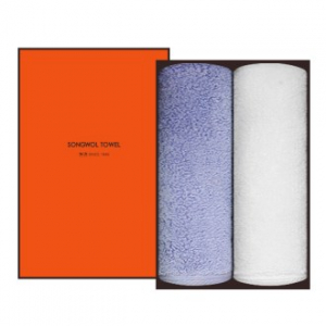 [송월타올] 항균 코마사 타올 40수 2P 선물세트 수건