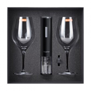 [슈피겔 아우] 와인글라스+전동 와인오프너 DM-803세트