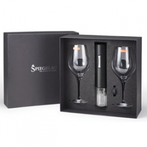 [슈피겔 아우] 와인글라스+다 딴다 전동 와인오프너 세트