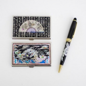 고급 자개 볼펜 2종 세트 용