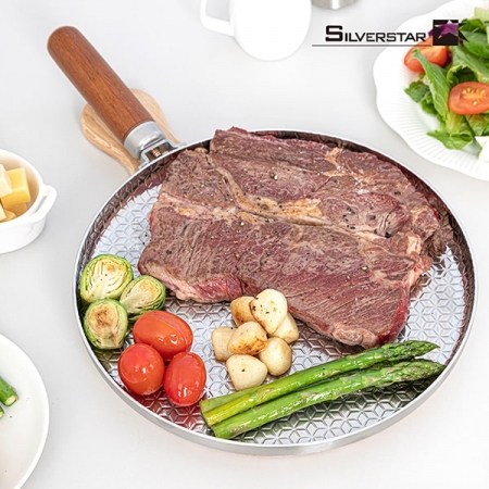 실버스타 허니비 통오중 인덕션 IH 스테이크 팬 20cm #2