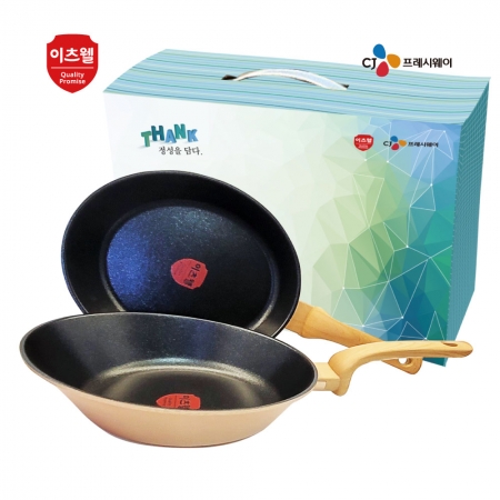 CJ 타원형 IH 후라이팬 28cm, 궁중팬 28cm 2종 세트 #2
