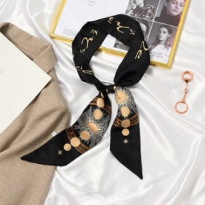 에코라이프 환절기 여성용 롱 미니 실크 스키니 스카프 CCH081