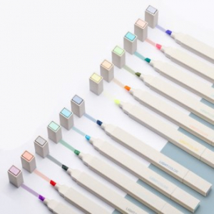 모던오피스 형광펜 양면4각 6색 세트 CCH816