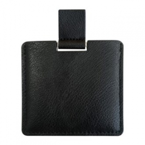 에코라이프 가죽 포켓 휴대용 거울 스테인리스 거울 CBH951