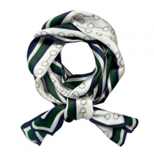 에코라이프 고급 환절기 여성 롱 사각 실크 그린 스카프 CCH080