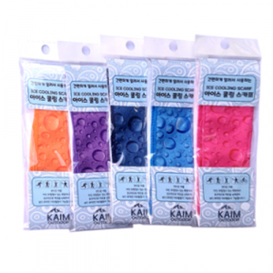 아이스 쿨링 스카프, 물방울 아메바 아이스스카프 / 국산