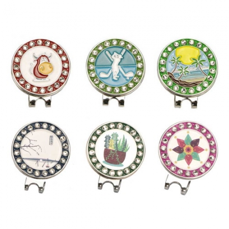 CD125 더바디 베이직 뉴 골프 마크캡 볼마커 큐빅 포인트 #2