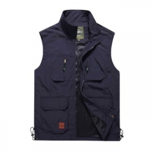 CD079 네이쳐 다용도 중장년 남성 야외 캐주얼 멀티 포켓 낚시 조끼