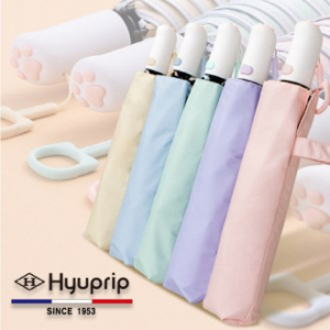 협립 3단 53 암막 mini 야옹이 30D 울트라 고밀도 완전자동 우산, 양산