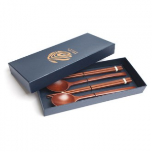 숨쉬는 나무 옻칠 수저 2인 선물세트