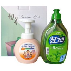 아이깨끗해 핸드워시 + 참그린 녹차 주방세제 기획 세트