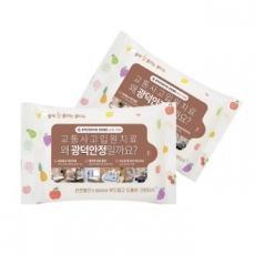 국산 정품 - 드림 천연 펄프 물티슈 비데 겸용 20매 55g