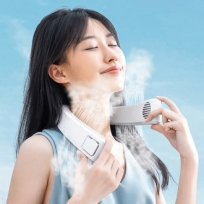 터보 아이스 무풍 휴대용 넥선풍기 / 넥쿨러 KC인증