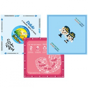 순면 풀칼라 맞춤 손수건 MJ 80수 60x60cm