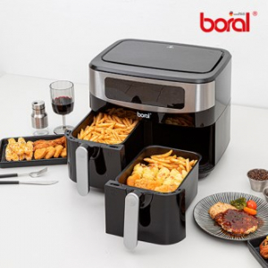 보랄 디지털 트윈스 9L 에어 프라이어 BR-T1450AFD
