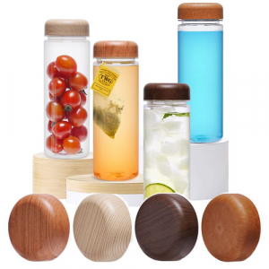 (H-016) 트라이탄 네츄럴 우드 오보틀 500ml / 풀칼라