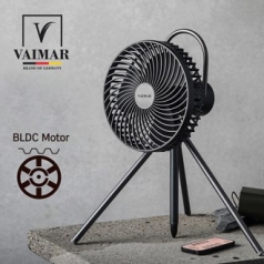 [독일 바이마르] BLDC 캠핑용 선풍기 (블랙) VMK-ROM-PAN