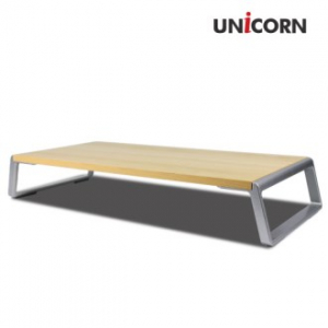 유니콘 원목 알루미늄 프리미엄 모니터 받침대 노트북거치대 UM-WD07