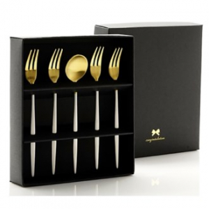 폴리 무광 투톤 수능 포크 선물 세트