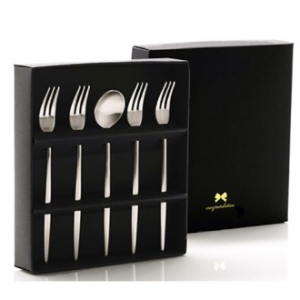 폴리 무광 실버 수능 포크 선물세트