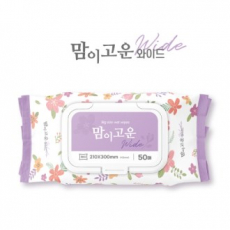 맘이고운 와이드 대형 물티슈 50매 (엠보싱)
