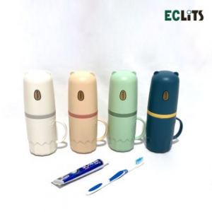 에클리츠 휴대용 곰돌이 칫솔통 칫솔 페리오 치약 세트 칫솔 꽂이 칫솔 보관함 양치컵