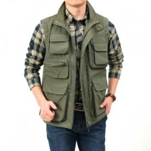 CD066 네이쳐 남성 다기능 야외 스포츠 캐주얼 낚시 조끼