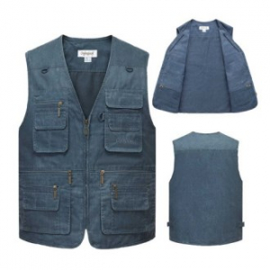 CD068 네이쳐 빈티지 캐주얼 야외 여행용낚시 조끼