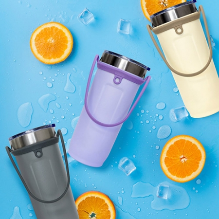 쿠팸-C6 실리콘핸들 스테인리스 텀블러 710ml #3