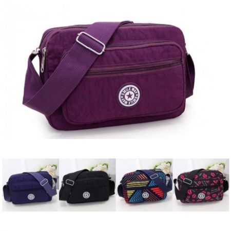 미니크로스 패턴 캐주얼 크로스백, 에코백, 천가방, 보조가방 25*16*6cm #2