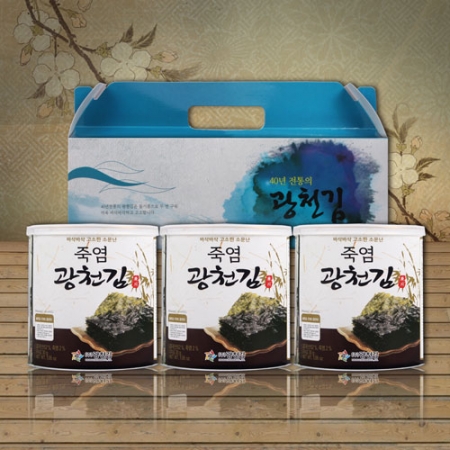 [22년추석][원조]죽염광천캔김3P #3